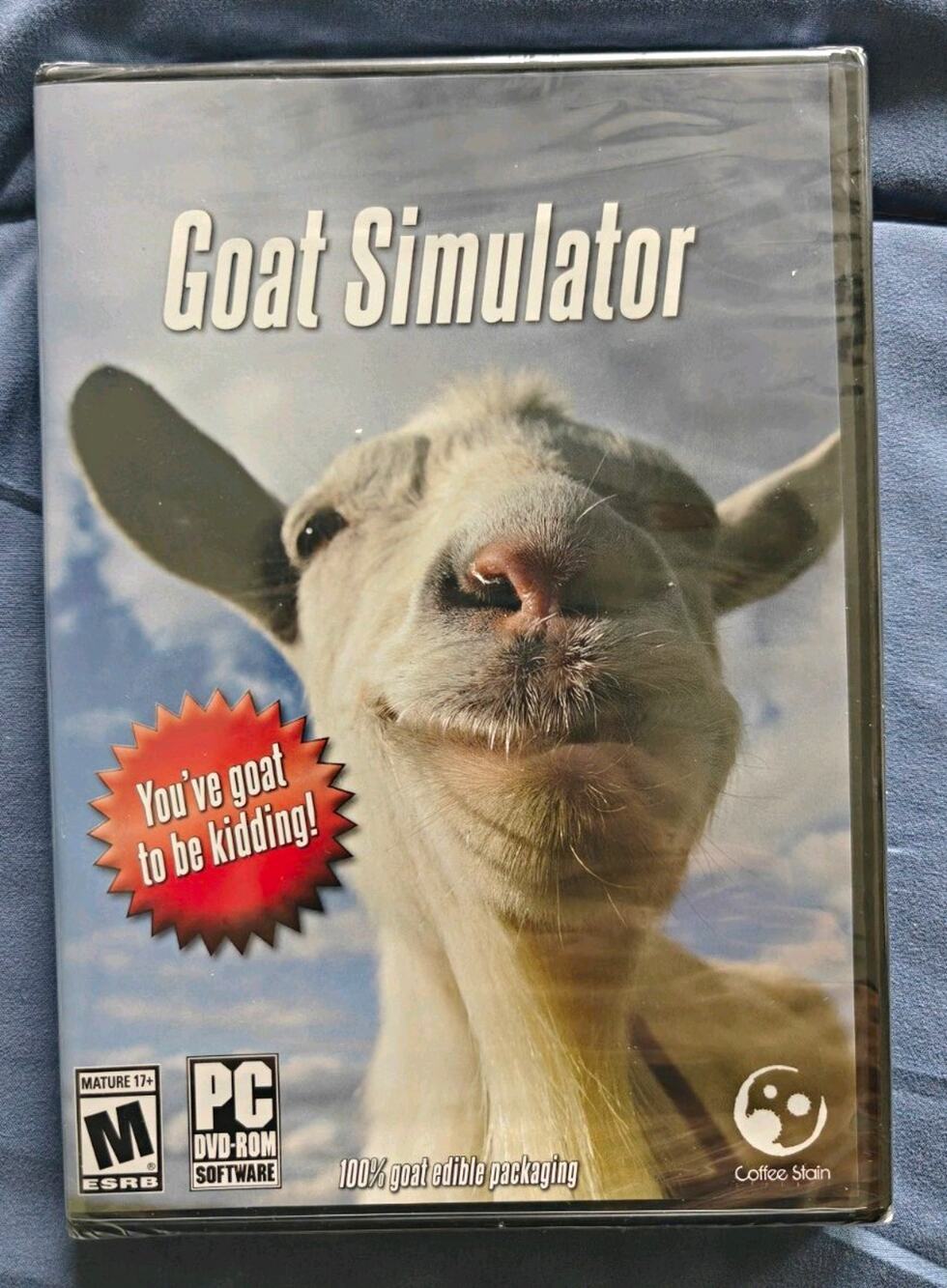 Goat Simulator PC DVD-ROM Software New Sealed PC Game with DVD Case Unopened